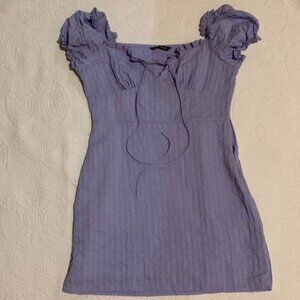 Shein small purple ribbed summer dress.